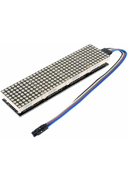 4'lü 8x8 Kırmızı Dot Matrix Board