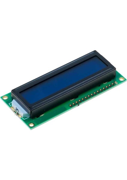 2X16 LCD Ekran, Mavi Üzerine Beyaz - TC1602