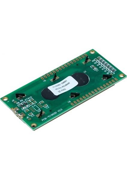 2X16 LCD Ekran, Mavi Üzerine Beyaz - TC1602