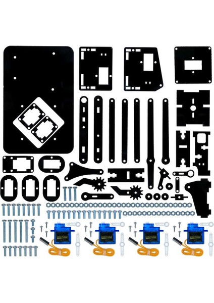 Pleksi Robot Kol - Arduino Uyumlu