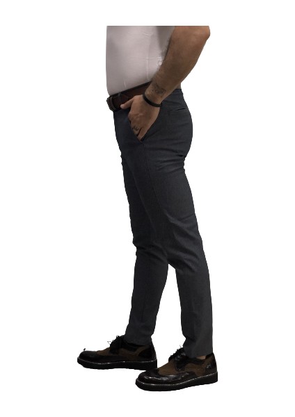 Petek Dokuma Slim Fit Dar Kesim Ütü Istemeyen Leke Tutmayan Şık Kumaş-Keten Pantolon indirimleri