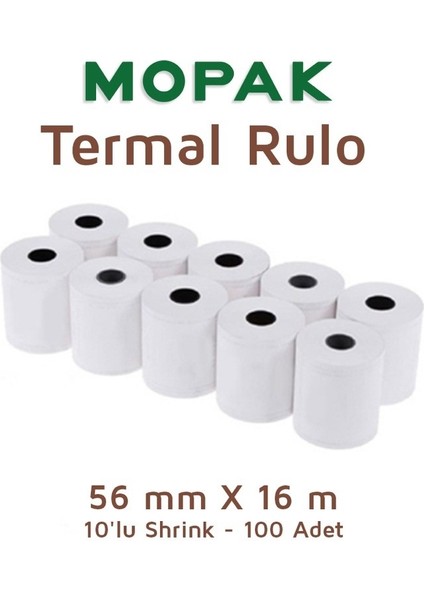Termal Rulo 56 x 16 mt 100'lü