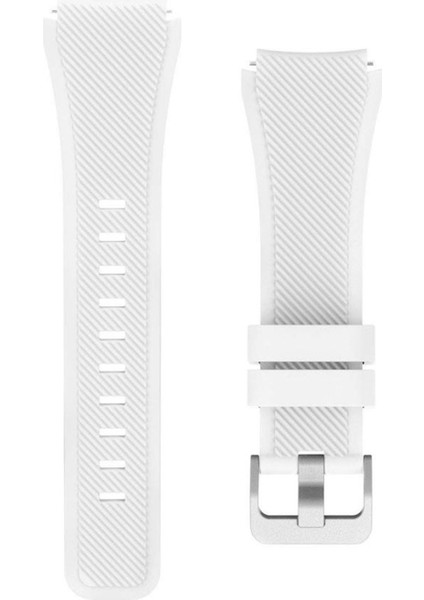 Samsung Galaxy Gear S4 46 mm Için Silikon Kordon Kayış - Ky7