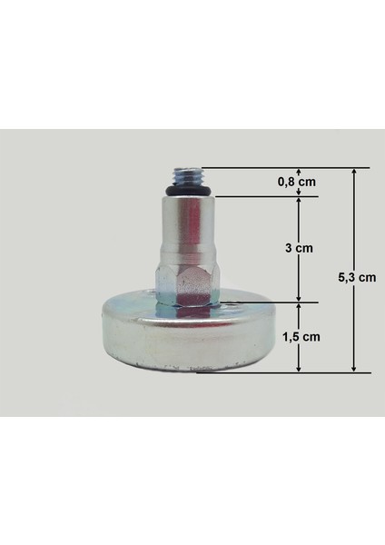 Avrupa Tip Lpg Dolum Seti ( Kısa-5,3 cm - Erkek )
