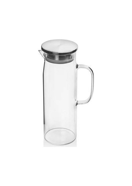 Surahi Borosilikat Metal Kapaklı 1500ML