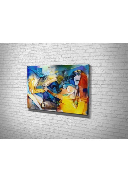 Picasso Stili Kanvas Tablo
