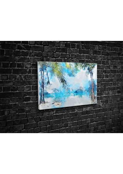 Tropikal Kanvas Tablo