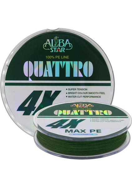Quattro X4 Green Ip Olta Misinası 300 mt