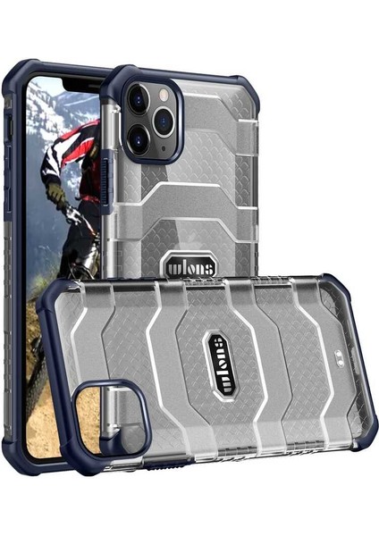 Apple iPhone 12 Pro Kılıf Wlons Mit Kapak Lacivert