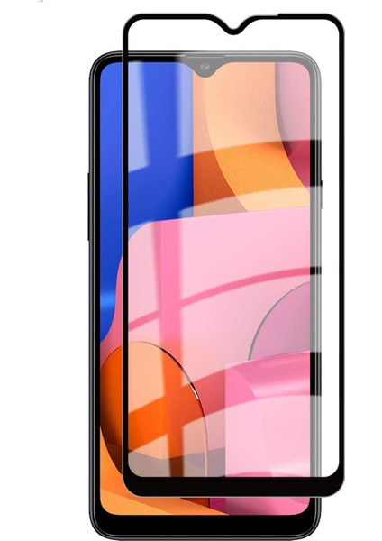 Samsung Galaxy A10S Cam Ekran Koruyucu Tam Kaplayan Seramik Siyah