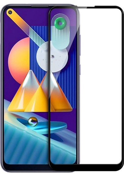 Samsung Galaxy A11 Cam Ekran Koruyucu Tam Kaplayan Seramik Siyah
