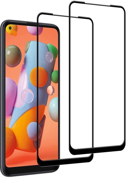 Samsung Galaxy A21 Cam Ekran Koruyucu Tam Kaplayan Seramik Siyah modelleri