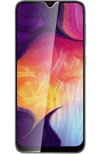 Samsung Galaxy A50 Cam Ekran Koruyucu Tam Kaplayan Esnek Mat Kobra Siyah