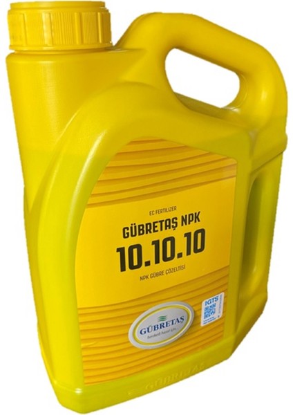 10 10 10 İz Elementli Çiçek Bitki Besini Azot Fosfor Potasyum Sıvı Yaprak Npk Gübresi 5 Lt