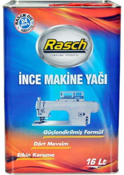 Tekstil Dikiş Makinesi Yağı - 16 Lt Konfeksiyon Makine Yağı