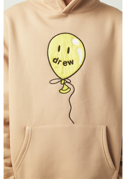 Drew Balon Oversıze Sweatshirt Krem TR30012