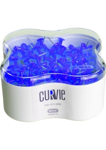 Curvie Harita Çivisi Mavi 350'li
