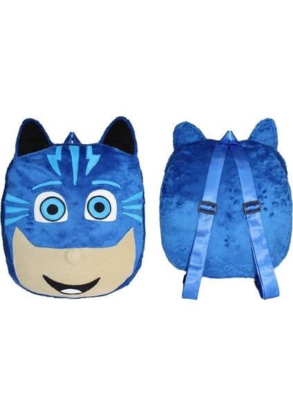 Pijamaskeliler Kedi Çocuk Peluş Sırt Çantası