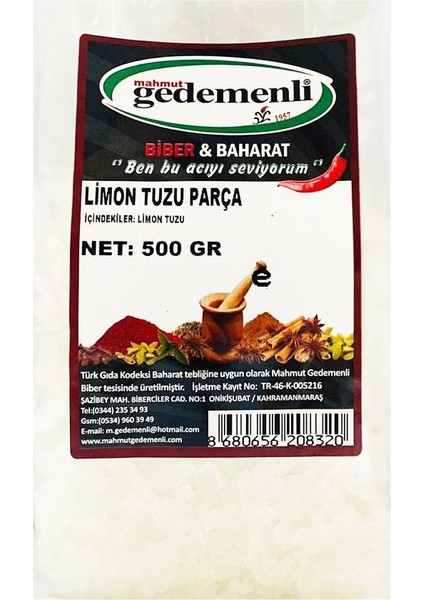 Limon Tuzu Tane 500 gr