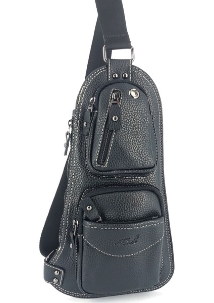 Erkek Ithal Vinnex Body Bag Yan Çapraz Tr 0014 Renk Siyah
