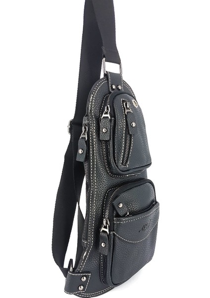 Erkek Ithal Vinnex Body Bag Yan Çapraz Tr 0014 Renk Siyah