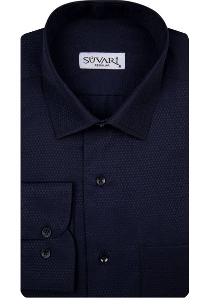 Armür Desenli Erkek Gömlek