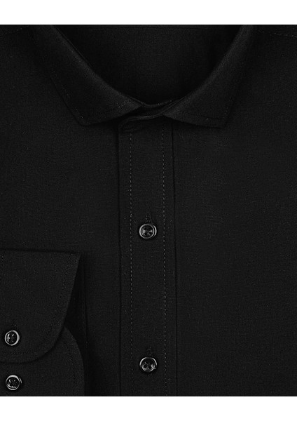 Slim Fit Siyah Erkek Gömlek fiyatları