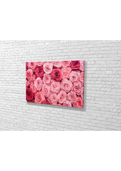 Pembe Güller Kanvas Tablo modelleri