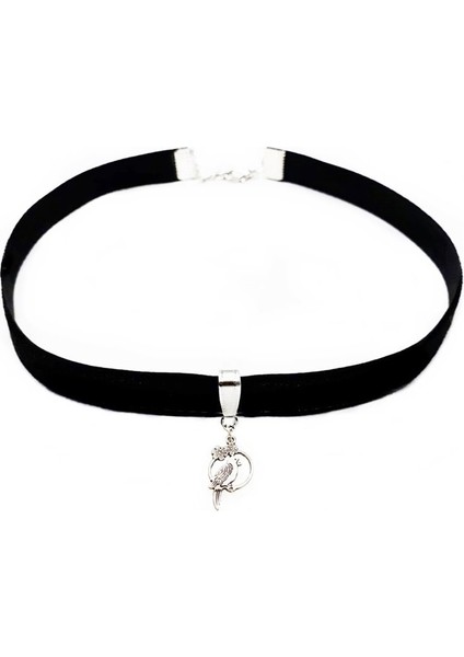 Kuş Choker Tasma Kolye