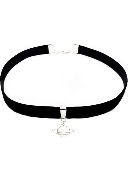 Satürn Choker Tasma Kolye