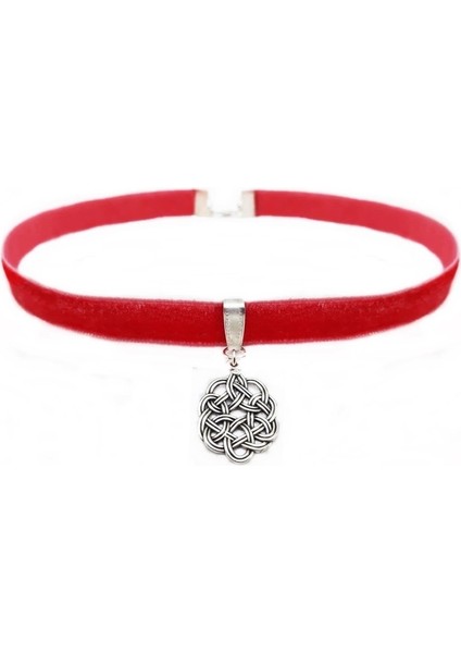 Kazaziye Aşk Düğümü Choker Tasma Kolye