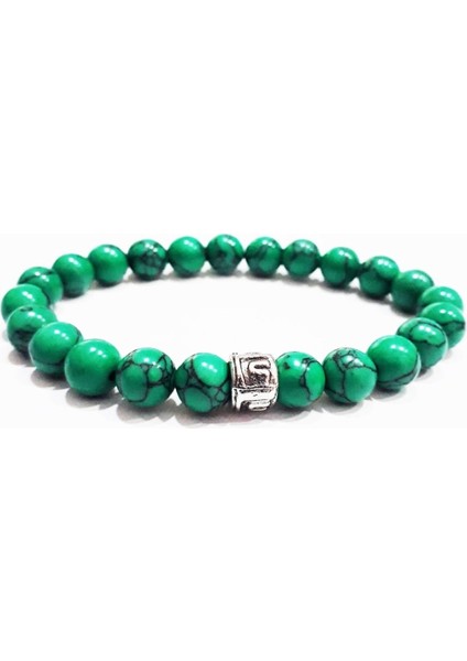 Turkuaz Doğal Taş Erkek Bileklik