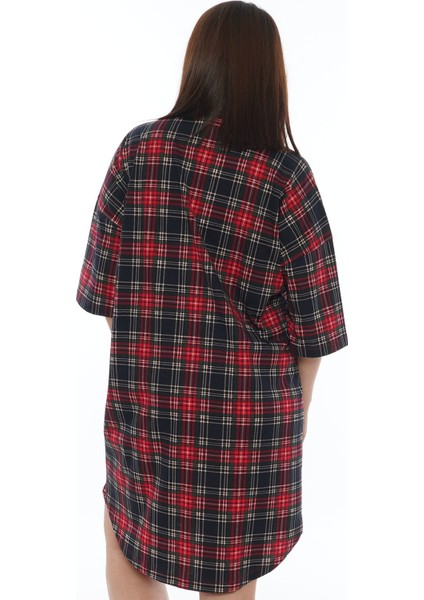 Pamuklu Büyük Beden Kısa Kol Gecelik fırsatları