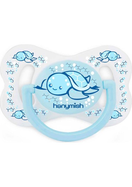 HanymishCute Silikon Damaklı Emzik No:3 Mavi