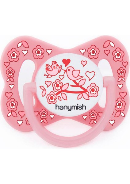 HanymishHappy Silikon Damaklı Emzik No:2 Pembe