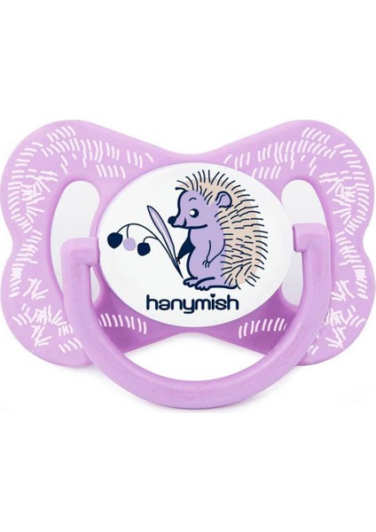 HanymishHappy Silikon Damaklı Emzik No:3 Mor