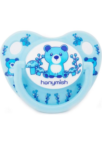 HanymishTiny Silikon Damaklı Emzik No: 3 Mavi