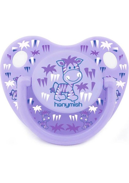 HanymishRainbow Silikon Damaklı Emzik No: 1 Mor
