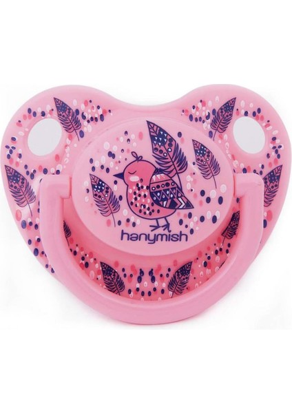 HanymishRainbow Silikon Damaklı Emzik No: 1 Pembe