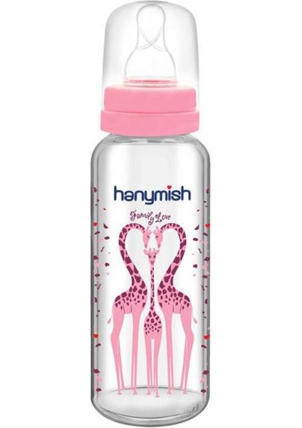 HanymishCam Biberon 240 ml Pembe