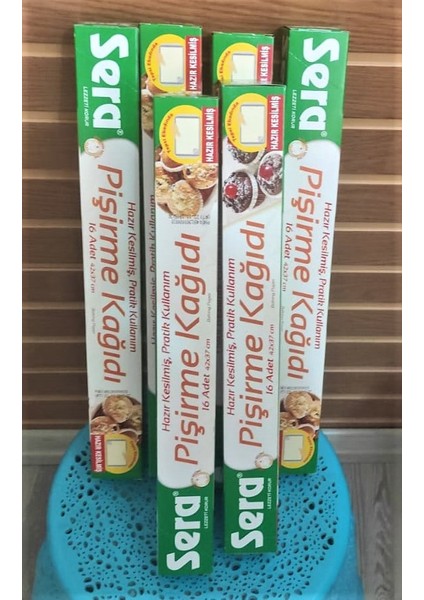 Yağlı Pişirme Kağıdı 16'Lı 42x37 Cm 6 Adet fiyatları