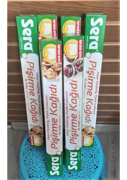 Yağlı Pişirme Kağıdı 16'Lı 42x37 Cm 6 Adet modelleri