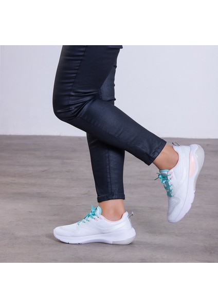 100663694 Italy Wmn Memory Foam Tabanlıklı Şefaf Taban Detaylı Hafif Sneaker Ayakkabı