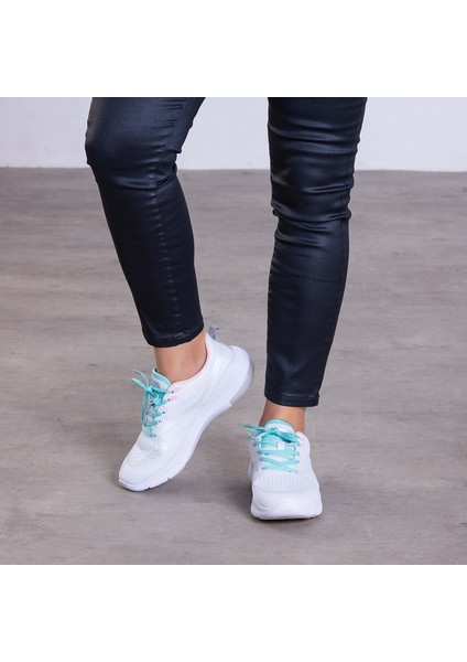 100663694 Italy Wmn Memory Foam Tabanlıklı Şefaf Taban Detaylı Hafif Sneaker Ayakkabı fırsatları