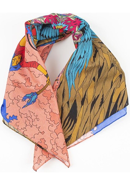 Mavi Ateş Fular modelleri