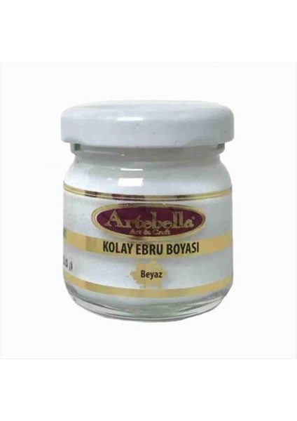 Artebella Kolay Ebru Boyası 40 cc Beyaz