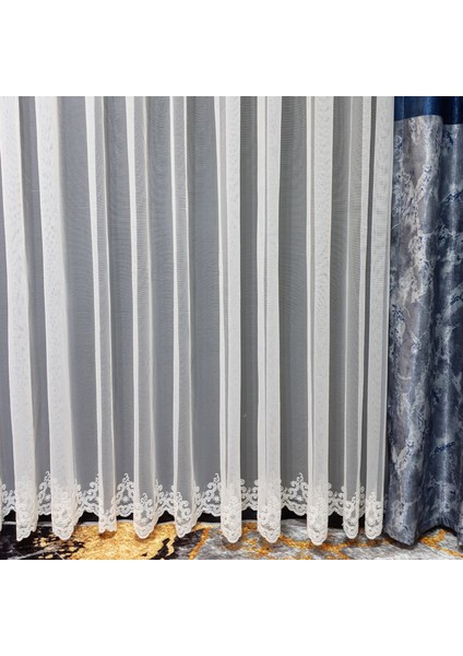 Issa Tül Perde Grek Etek Desenli F Sık Pile 1 E 3 modelleri