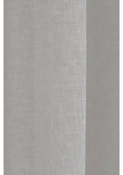 Naturel Keten Gri Renk Kalın Doku 1/2,5 Pileli Tül Perde Her Odaya Uygun fiyatları