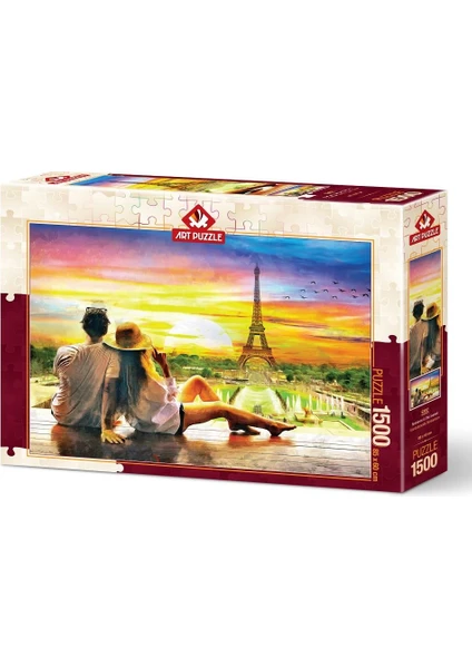 Art Puzzle Günbatımında Romantizm 1500 Parça Puzzle