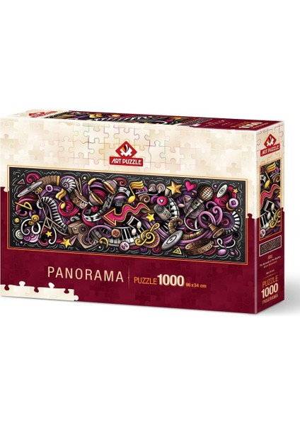 Ritmin Elementleri 1000 Parça Panorama Puzzle